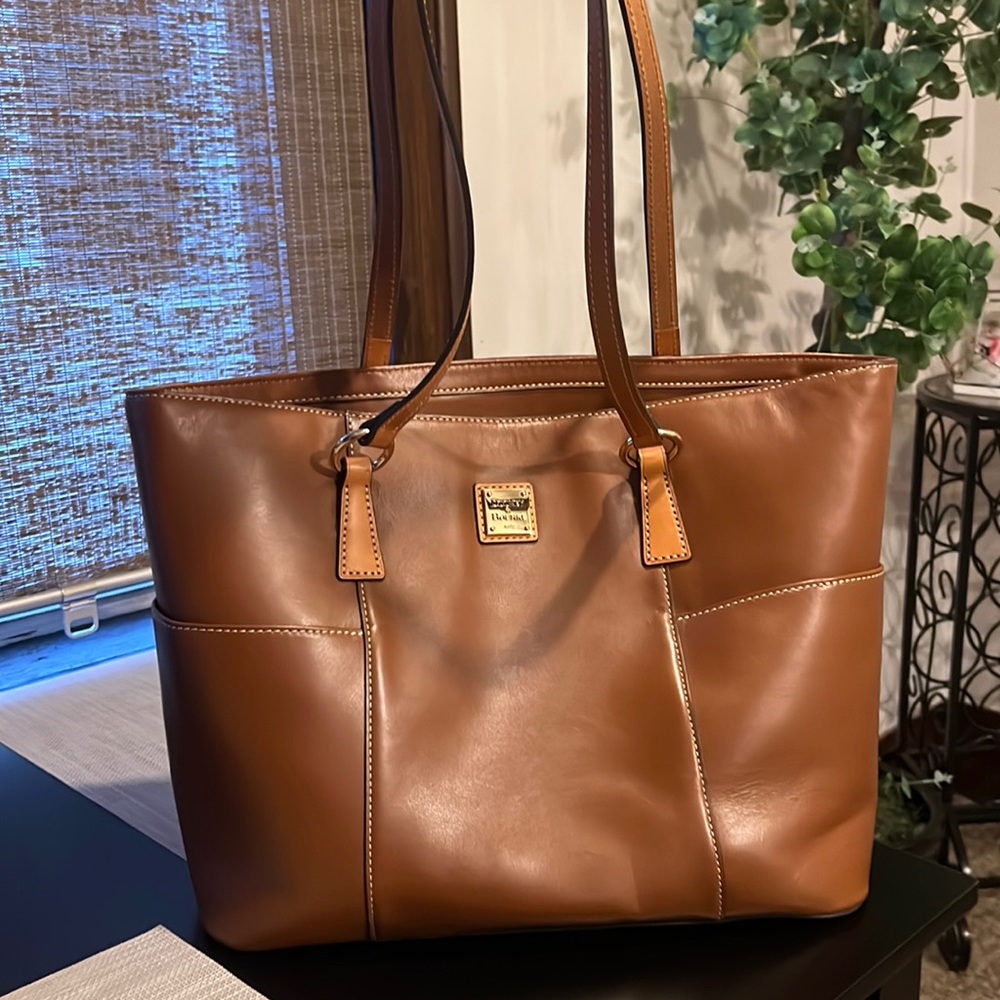 LIGHTLY USED DOONEY & BURKE BROWN TOTE